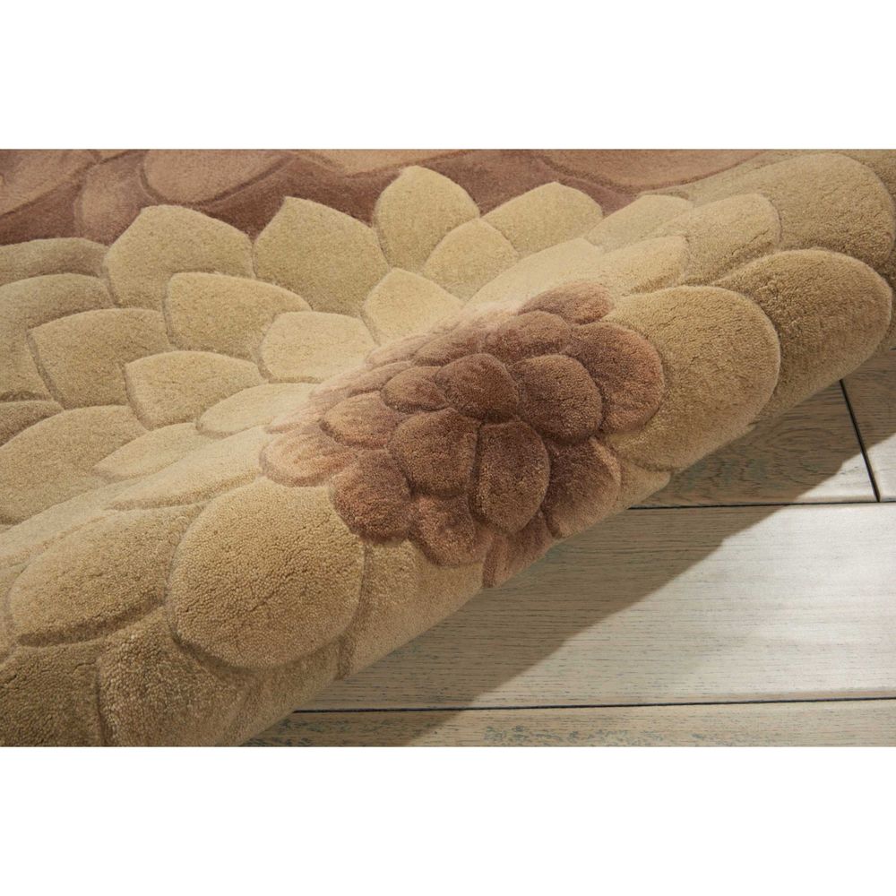 Tropics TS11 Taupe/Green Rugs #color_taupe/green