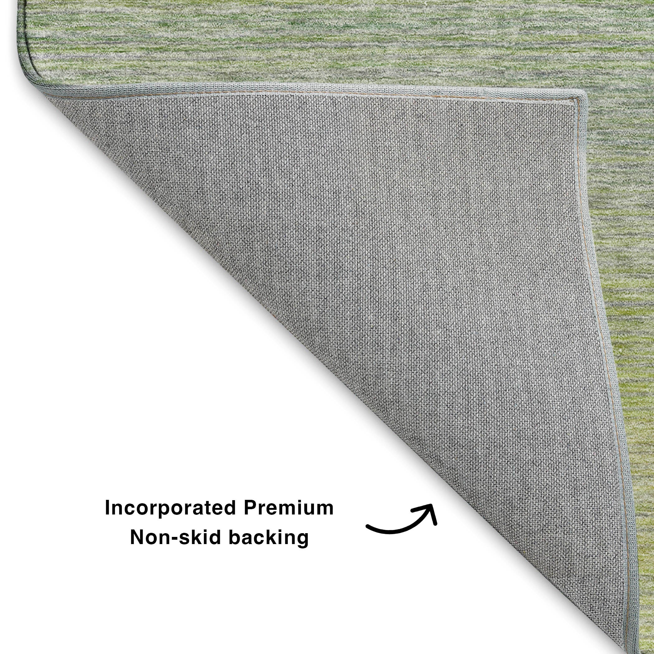 Luxury Washable Indoor/Outdoor Transitional TV11 Aloe Green Rug 1'8" x 2'6" #shape_Rectangle