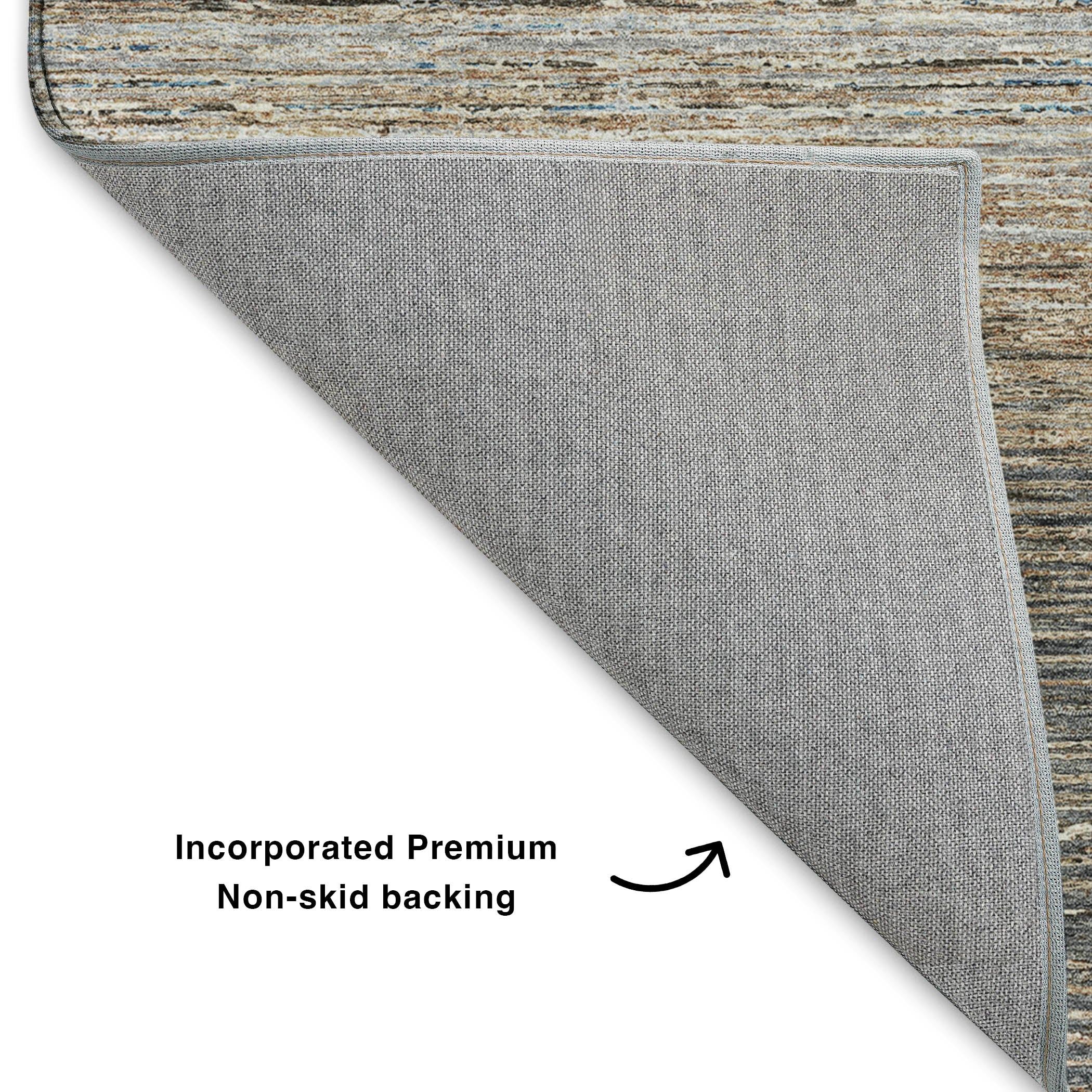 Luxury Washable Indoor/Outdoor Transitional TV1 Pewter Gray Rug 1'8" x 2'6" #shape_Rectangle