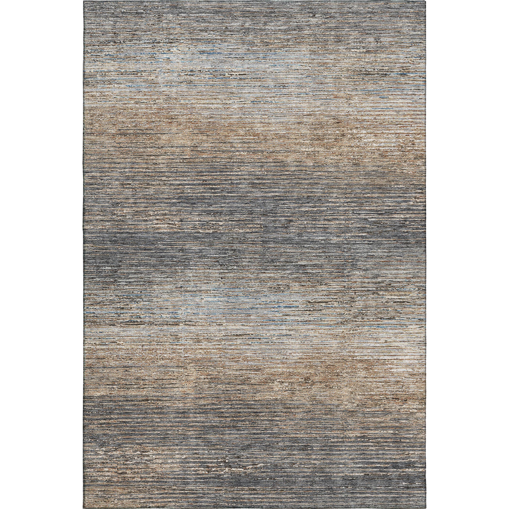 Luxury Washable Indoor/Outdoor Transitional TV1 Pewter Gray Rug 2'6" x 3'10" #shape_Rectangle