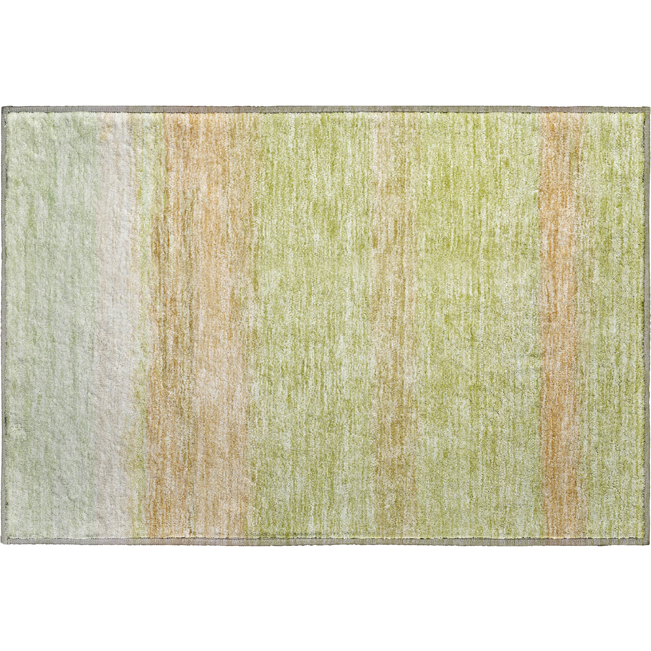 Luxury Washable Indoor/Outdoor Transitional TV2 Aloe Green Rug 1'8" x 2'6" #shape_Rectangle