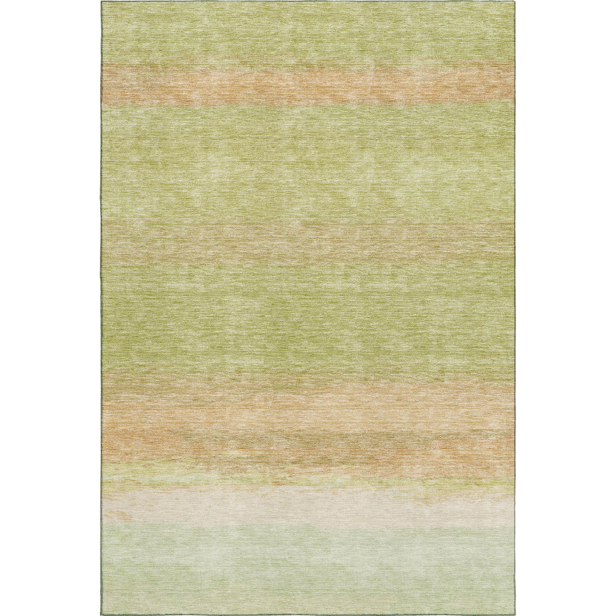 Luxury Washable Indoor/Outdoor Transitional TV2 Aloe Green Rug 2'6" x 3'10" #shape_Rectangle