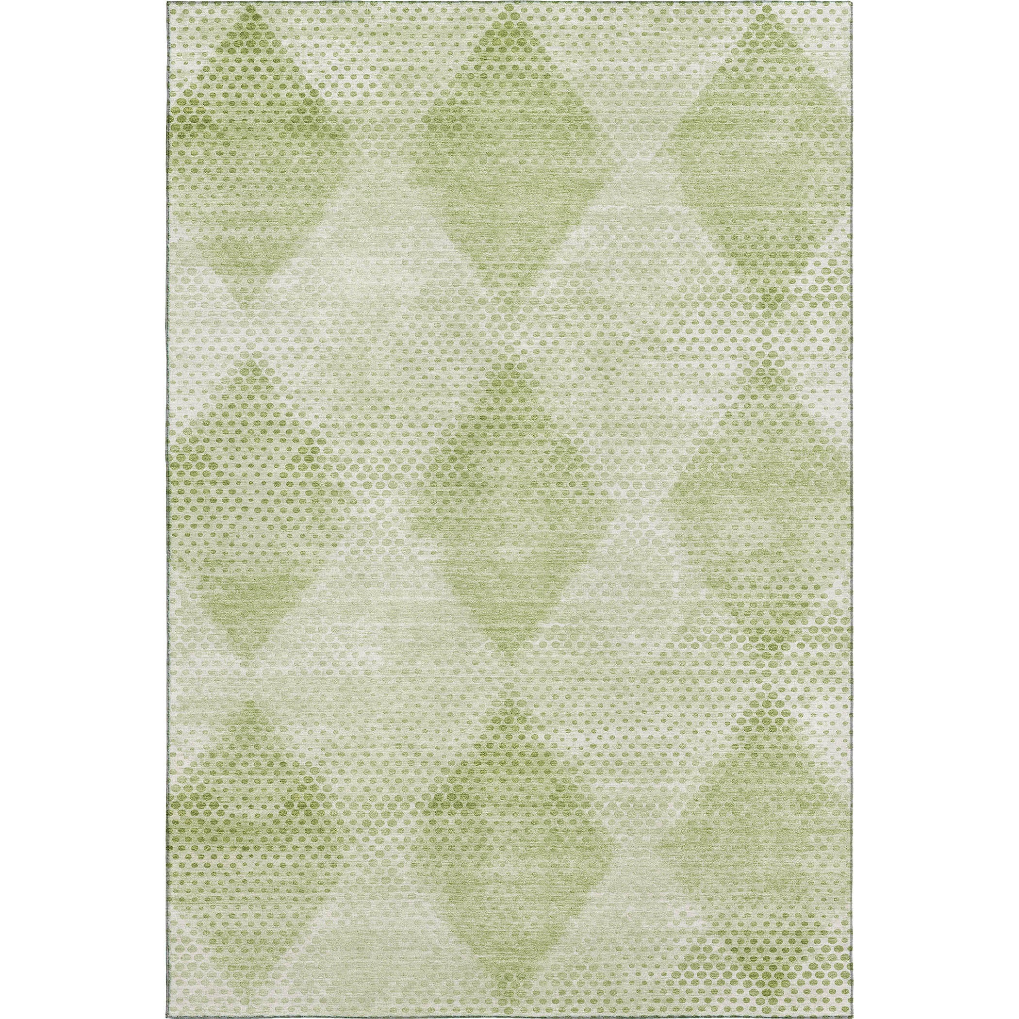 Luxury Washable Indoor/Outdoor Transitional TV4 Mint Green Rug 2'6" x 3'10" #shape_Rectangle