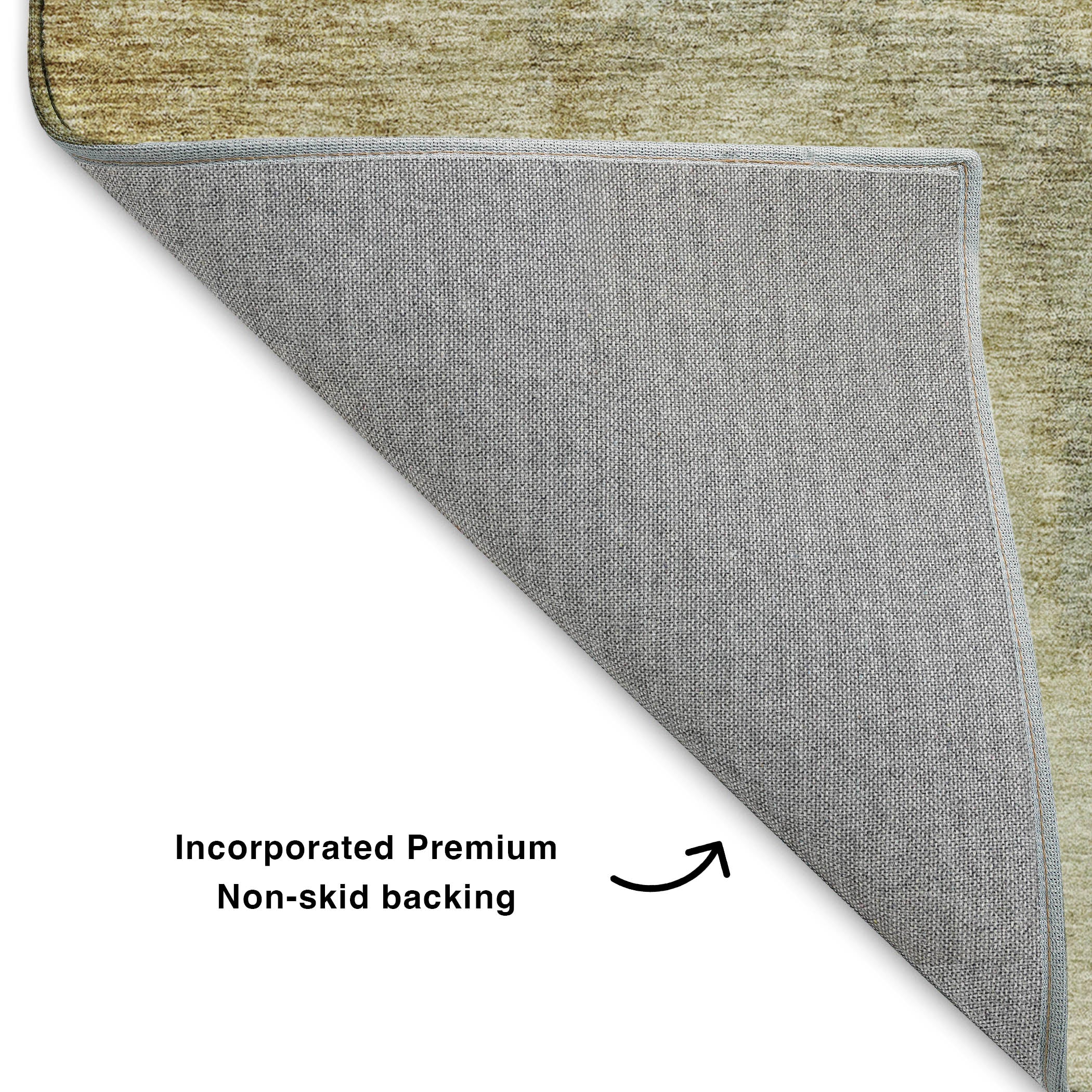 Luxury Washable Indoor/Outdoor Transitional TV5 Wheat Gold Rug 1'8" x 2'6" #shape_Rectangle