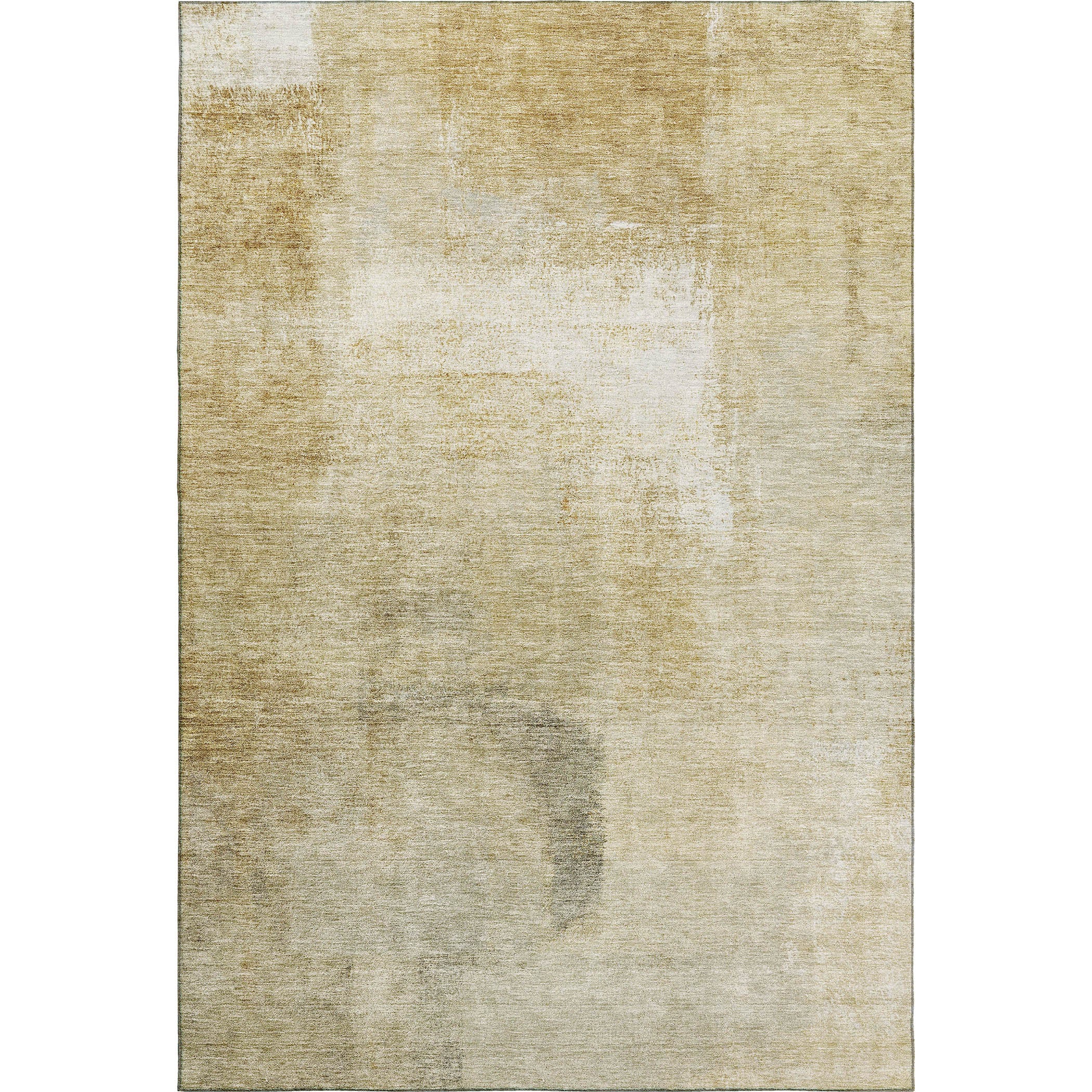 Luxury Washable Indoor/Outdoor Transitional TV5 Wheat Gold Rug 2'6" x 3'10" #shape_Rectangle