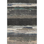 Luxury Washable Indoor/Outdoor Transitional TV8 Black Rug 2'6" x 3'10" #shape_Rectangle