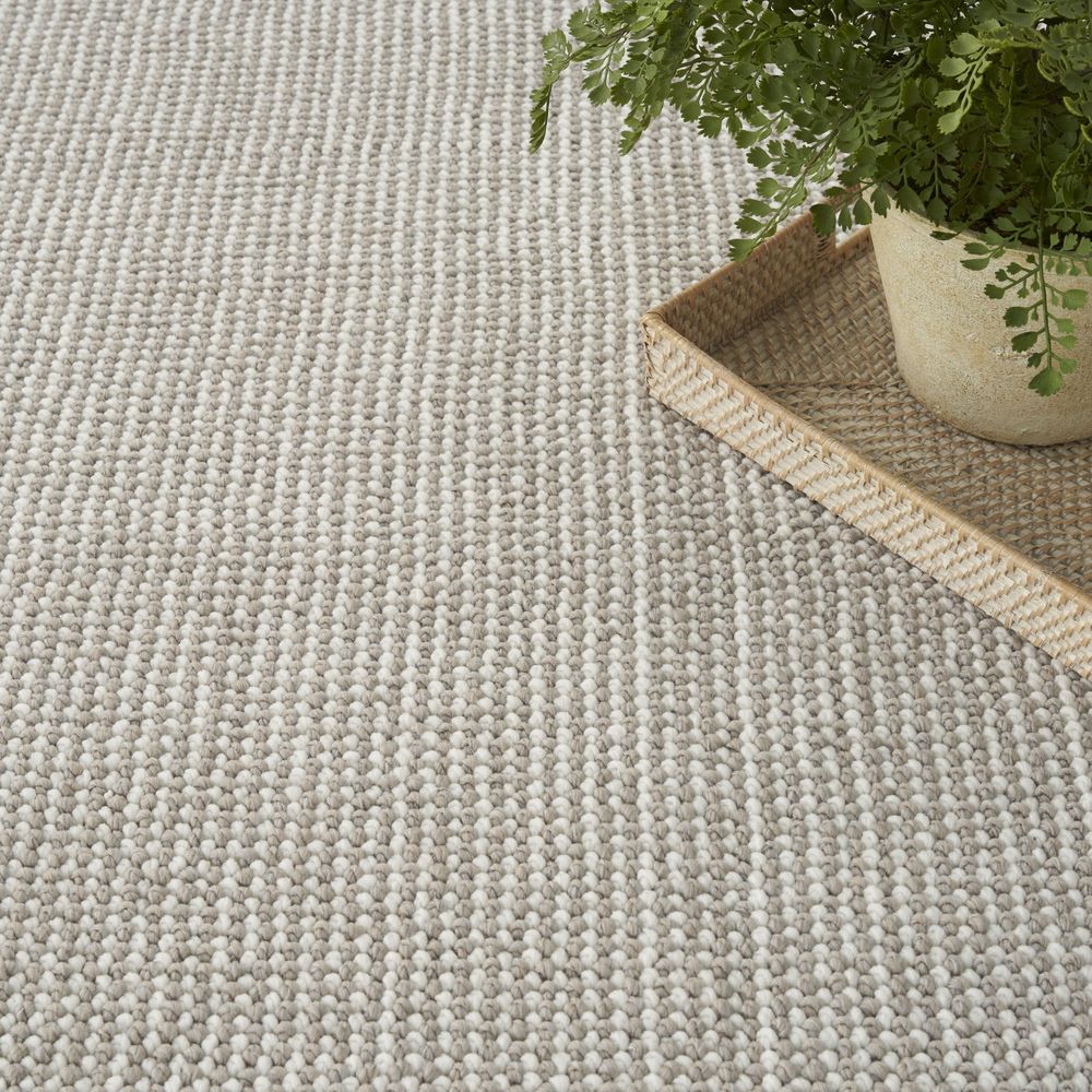 Textured Home TXH01 Ivory Mocha Rug #color_ivory mocha