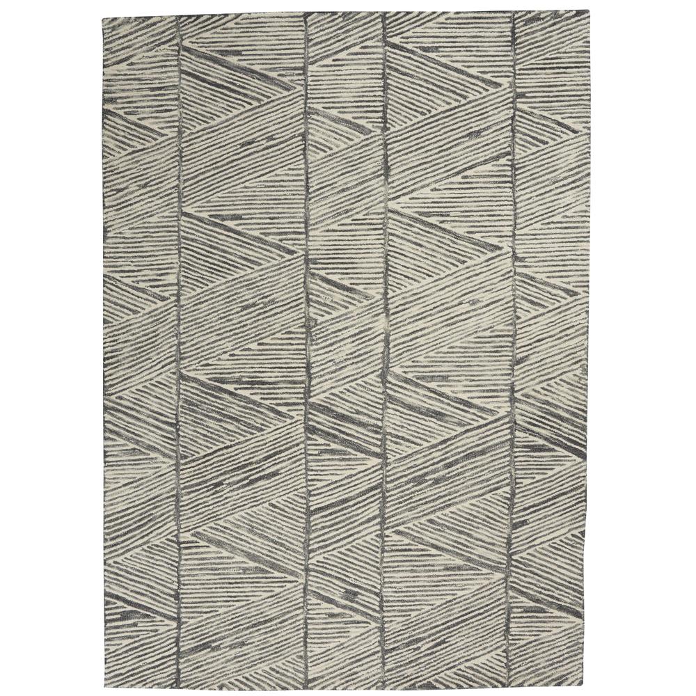 Vail VAI01 Grey/White Rugs #color_grey/white