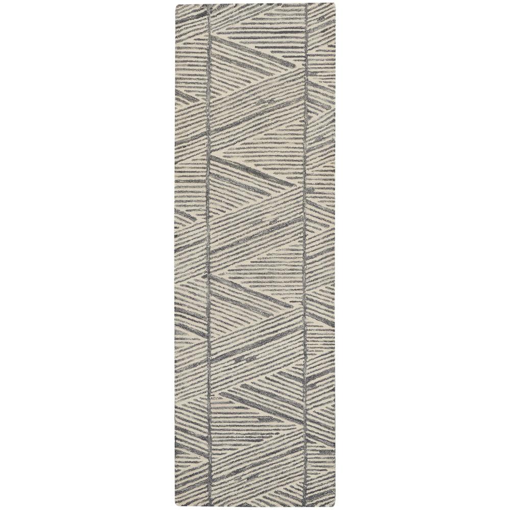 Vail VAI01 Grey/White Rugs #color_grey/white