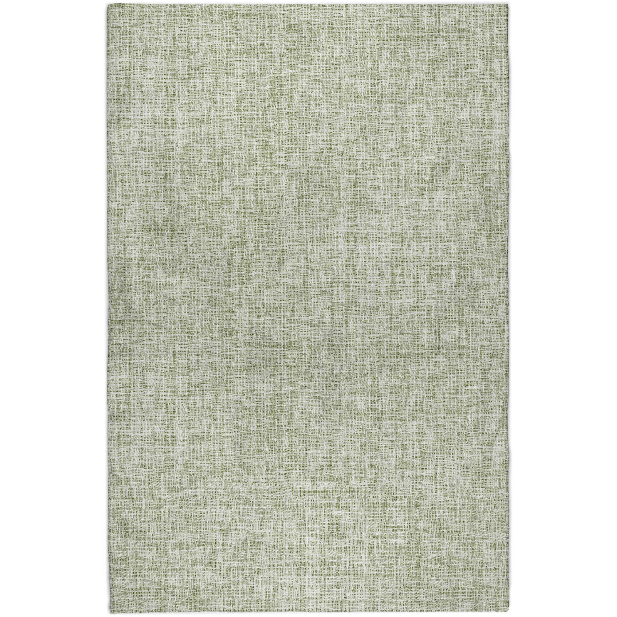 Luxury Washable Transitional VY1 Celery Green Rug 2'6" x 3'10" #shape_Rectangle