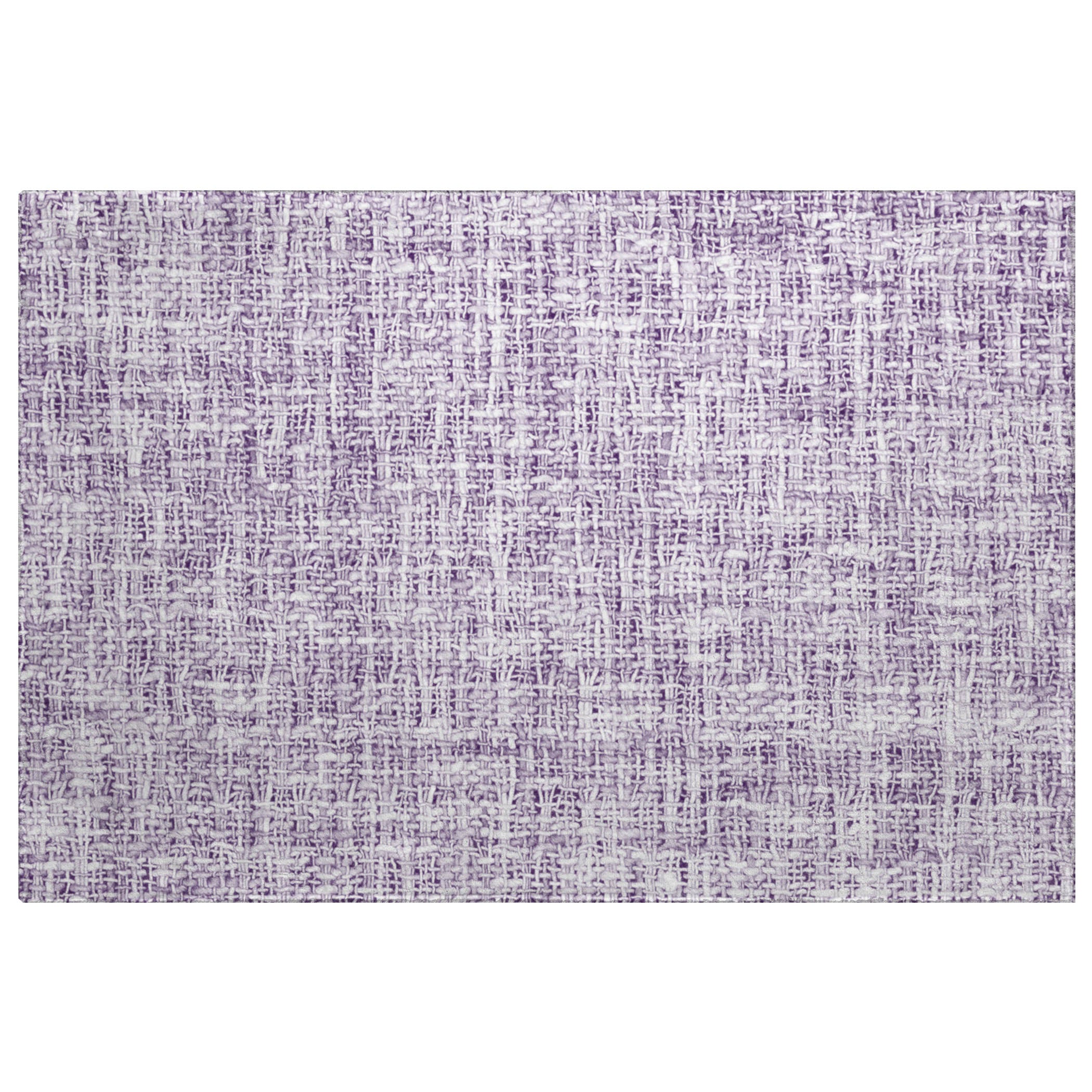 Luxury Washable Transitional VY1 Lavender Purple Rug 1'8" x 2'6" #shape_Rectangle