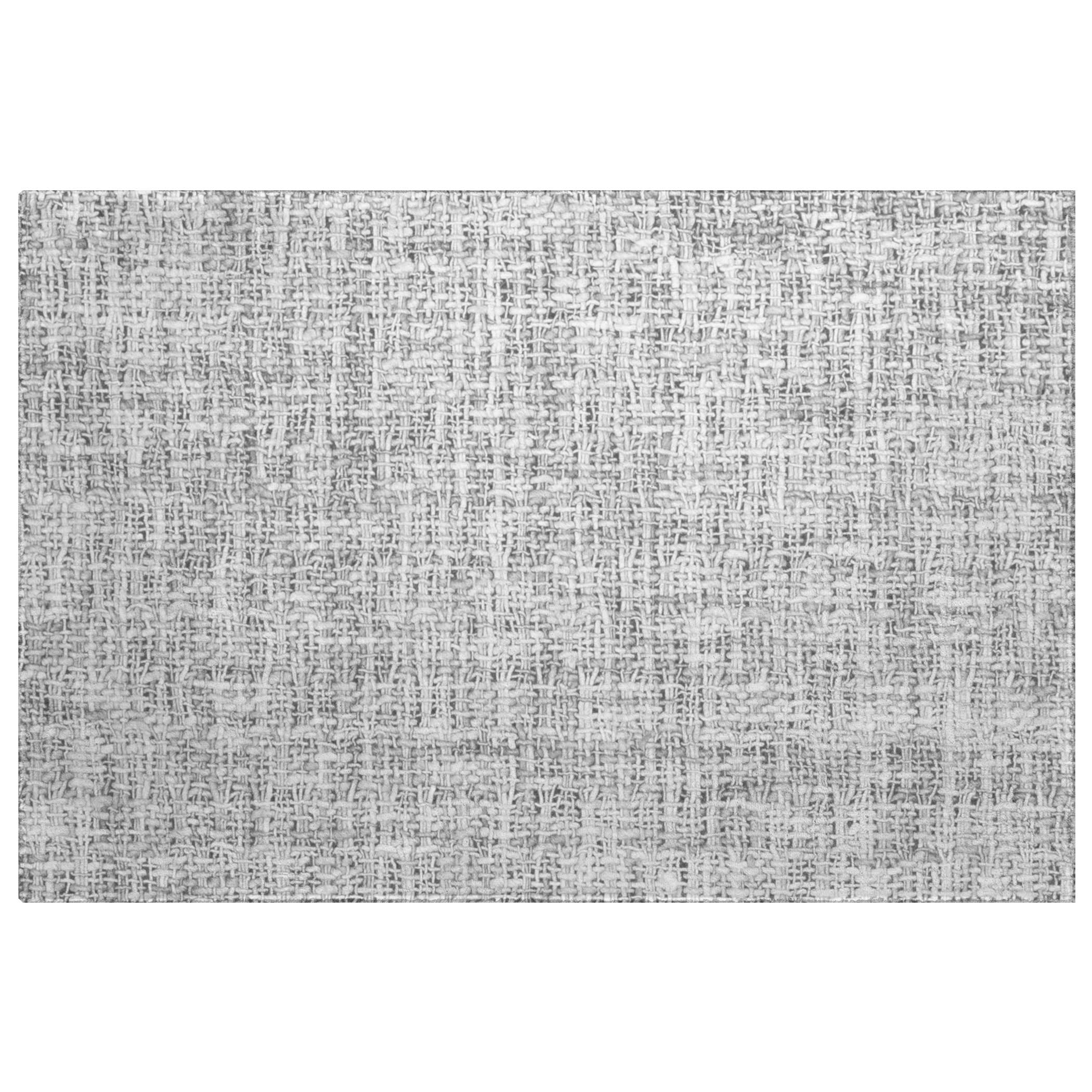 Luxury Washable Transitional VY1 Silver Gray Rug 1'8" x 2'6" #shape_Rectangle
