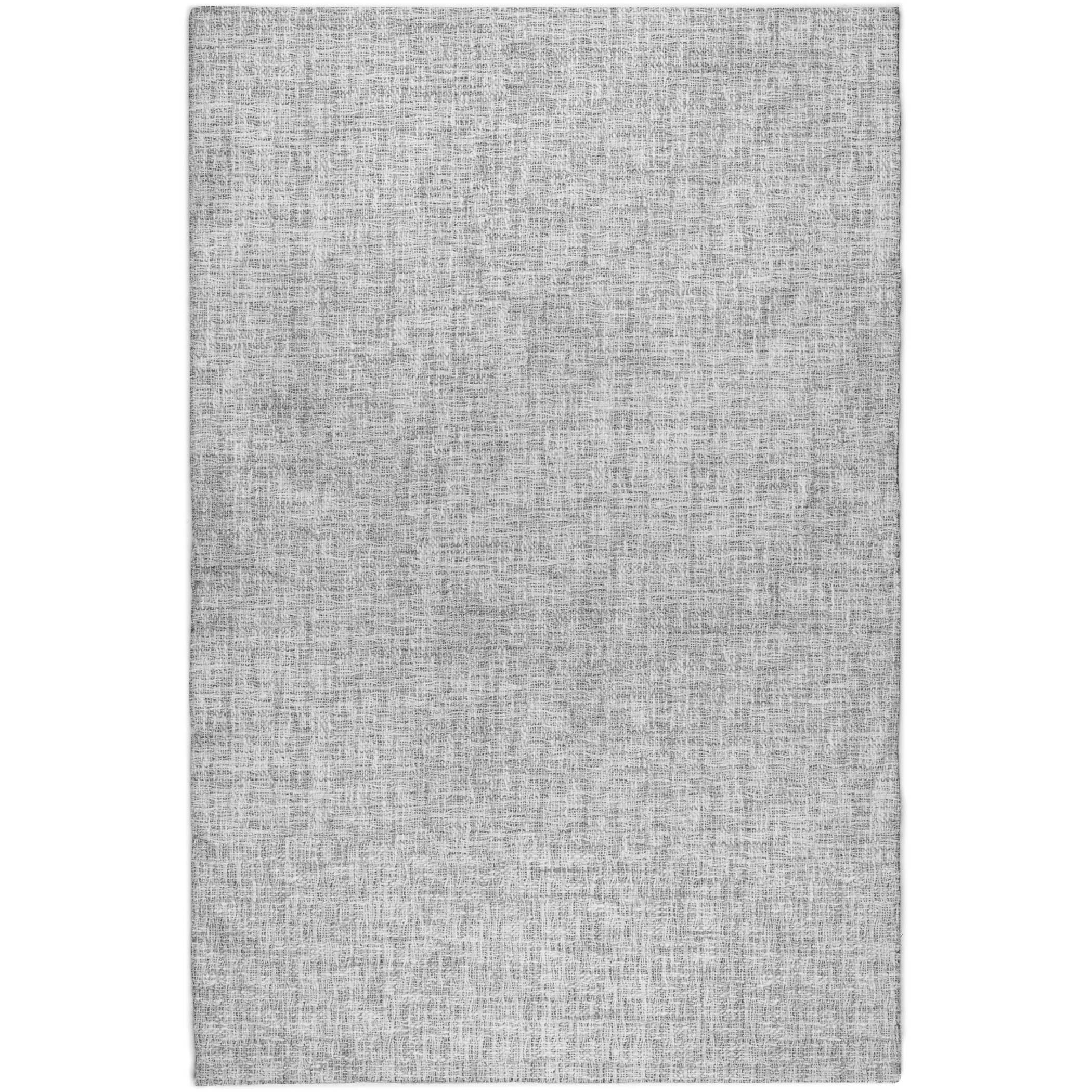 Luxury Washable Transitional VY1 Silver Gray Rug 2'6" x 3'10" #shape_Rectangle