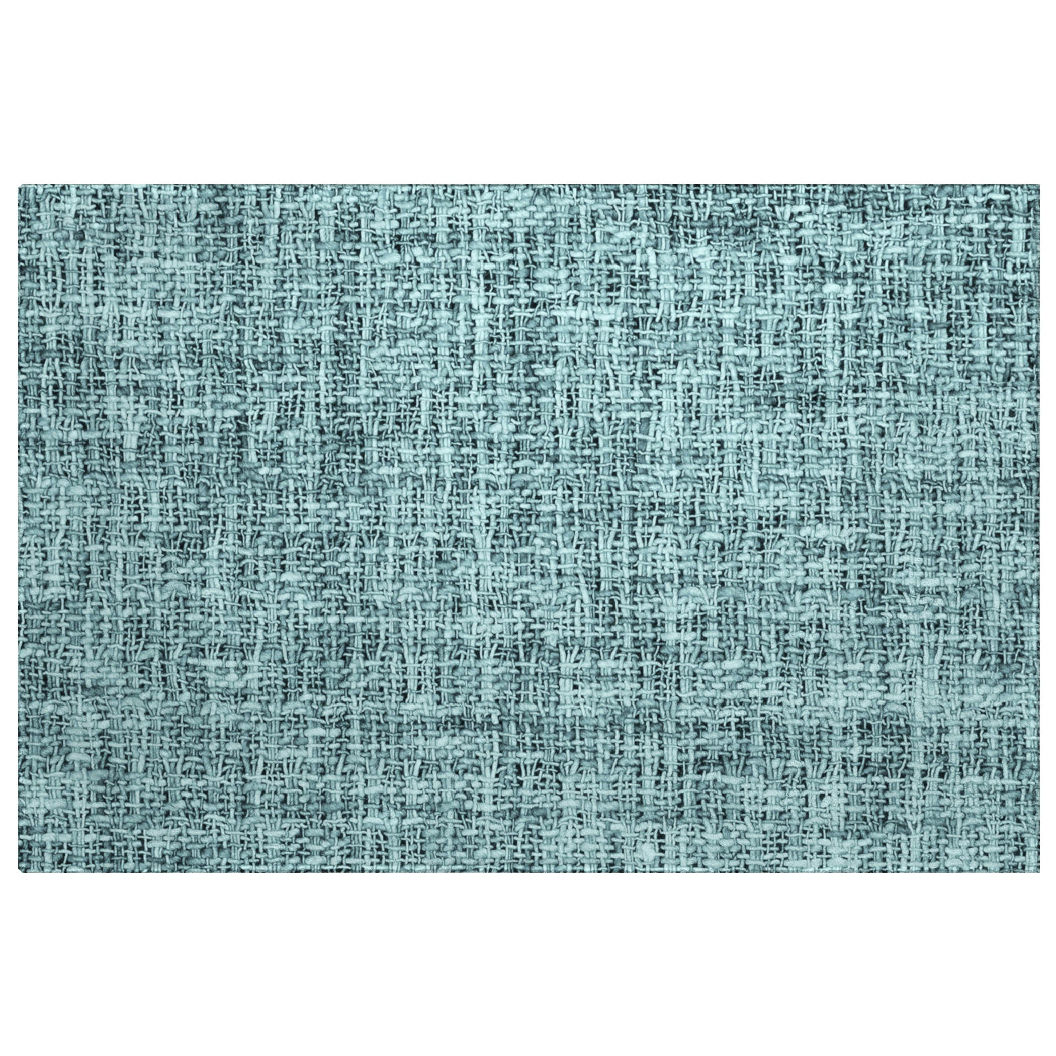 Luxury Washable Transitional VY1 Teal Rug 1'8" x 2'6" #shape_Rectangle