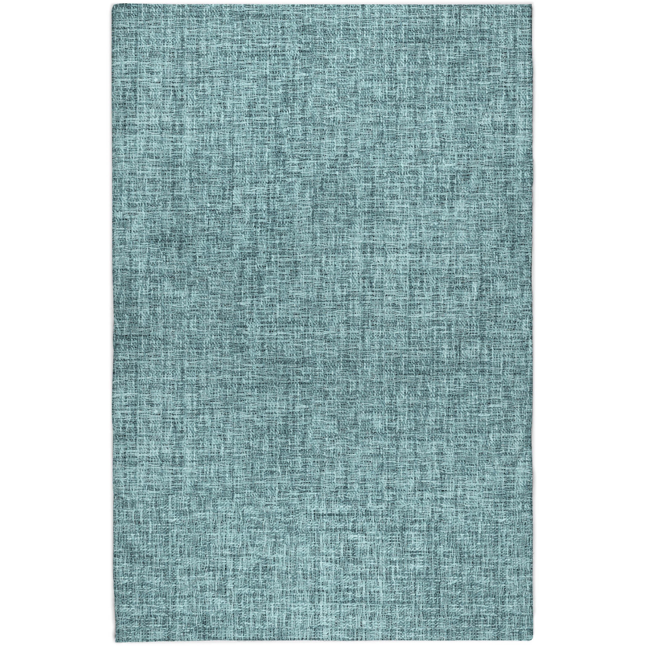 Luxury Washable Transitional VY1 Teal Rug 2'6" x 3'10" #shape_Rectangle