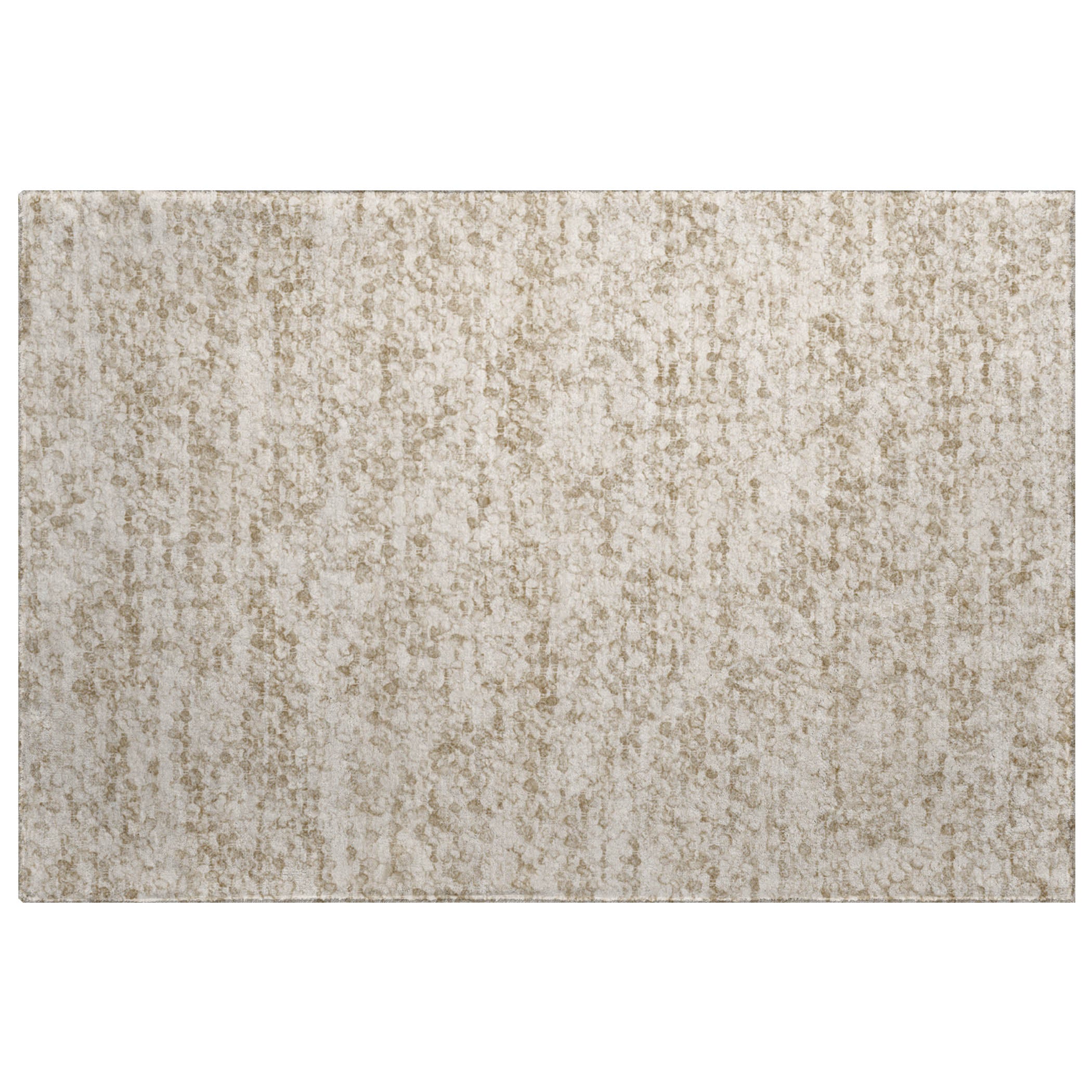 Luxury Washable Transitional VY2 Beige Brown Rug 1'8" x 2'6" #shape_Rectangle