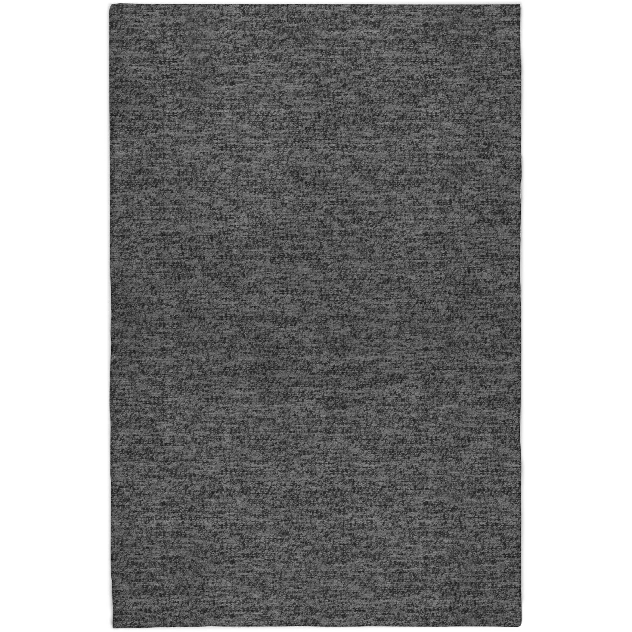 Luxury Washable Transitional VY2 Charcoal Gray Rug 2'6" x 3'10" #shape_Rectangle