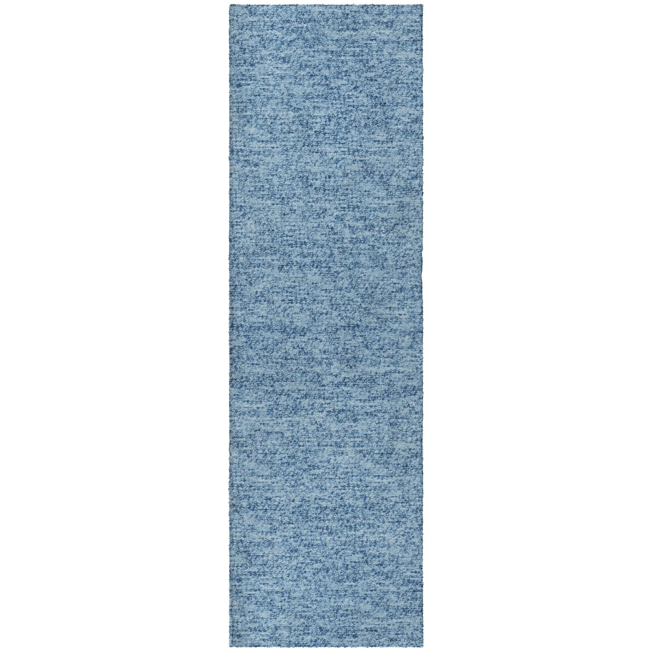Luxury Washable Transitional VY2 Denim Blue Rug 2'3" x 7'6" #shape_Runner