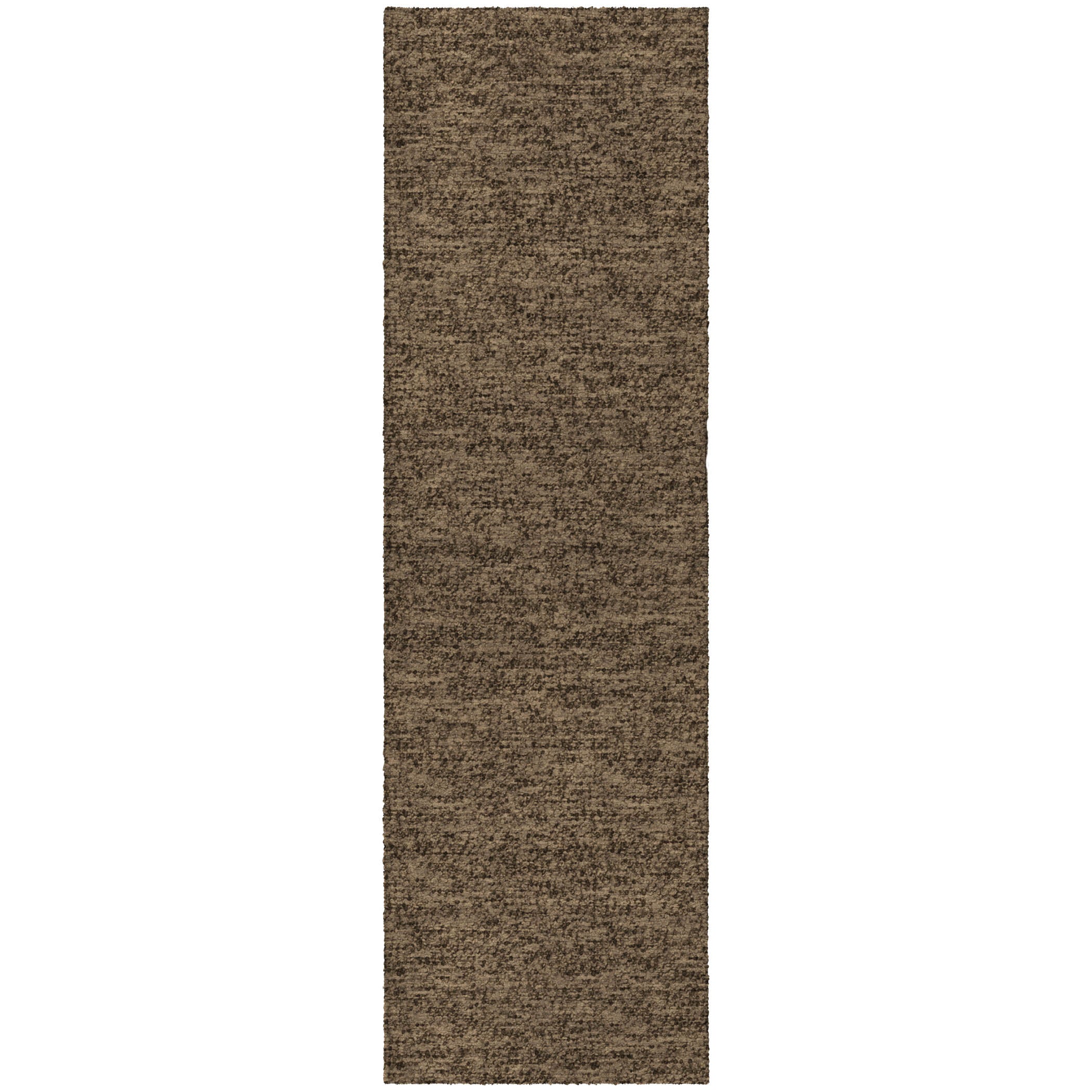 Luxury Washable Transitional VY2 Mocha Brown Rug 2'3" x 7'6" #shape_Runner