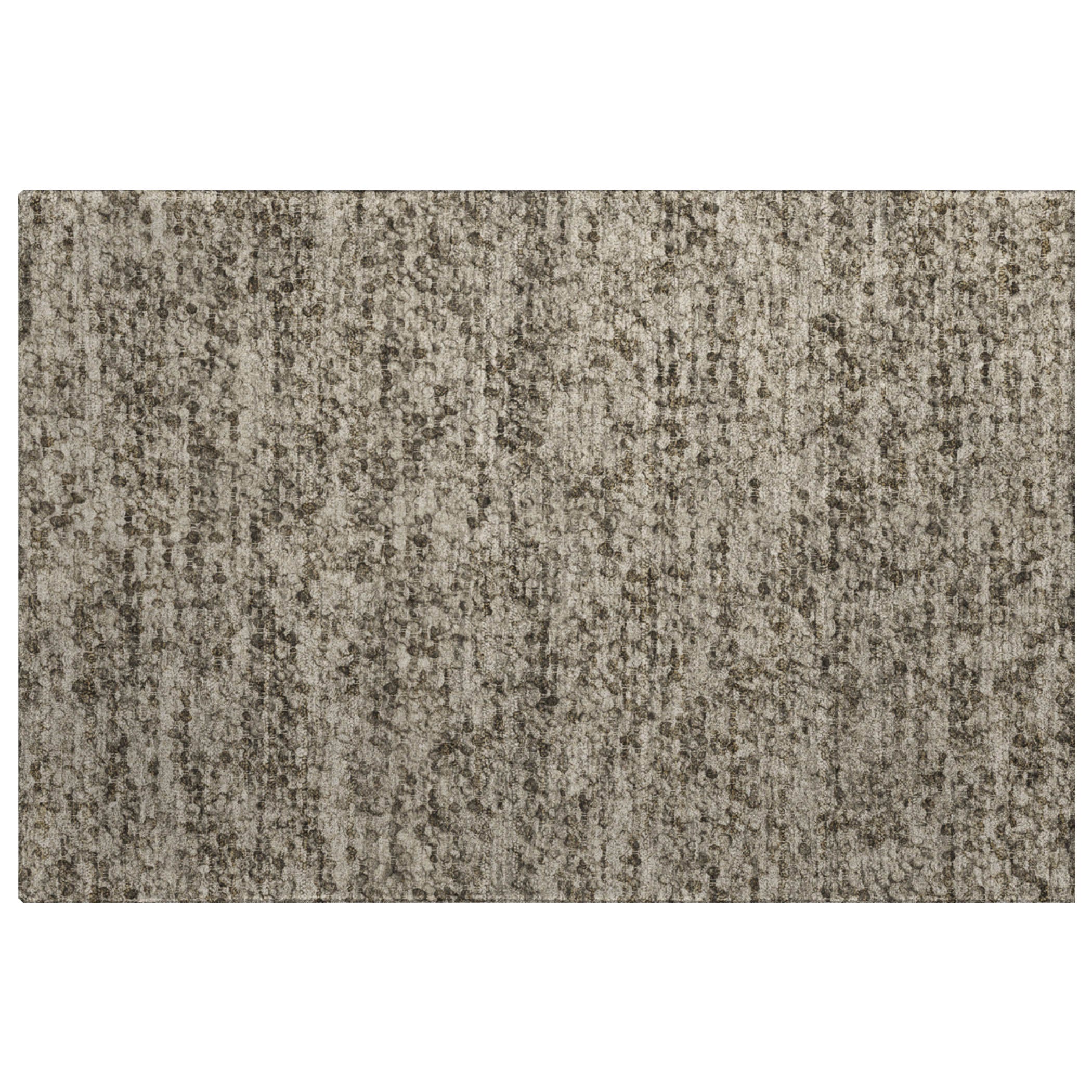 Luxury Washable Transitional VY2 Putty Ivory Rug 1'8" x 2'6" #shape_Rectangle