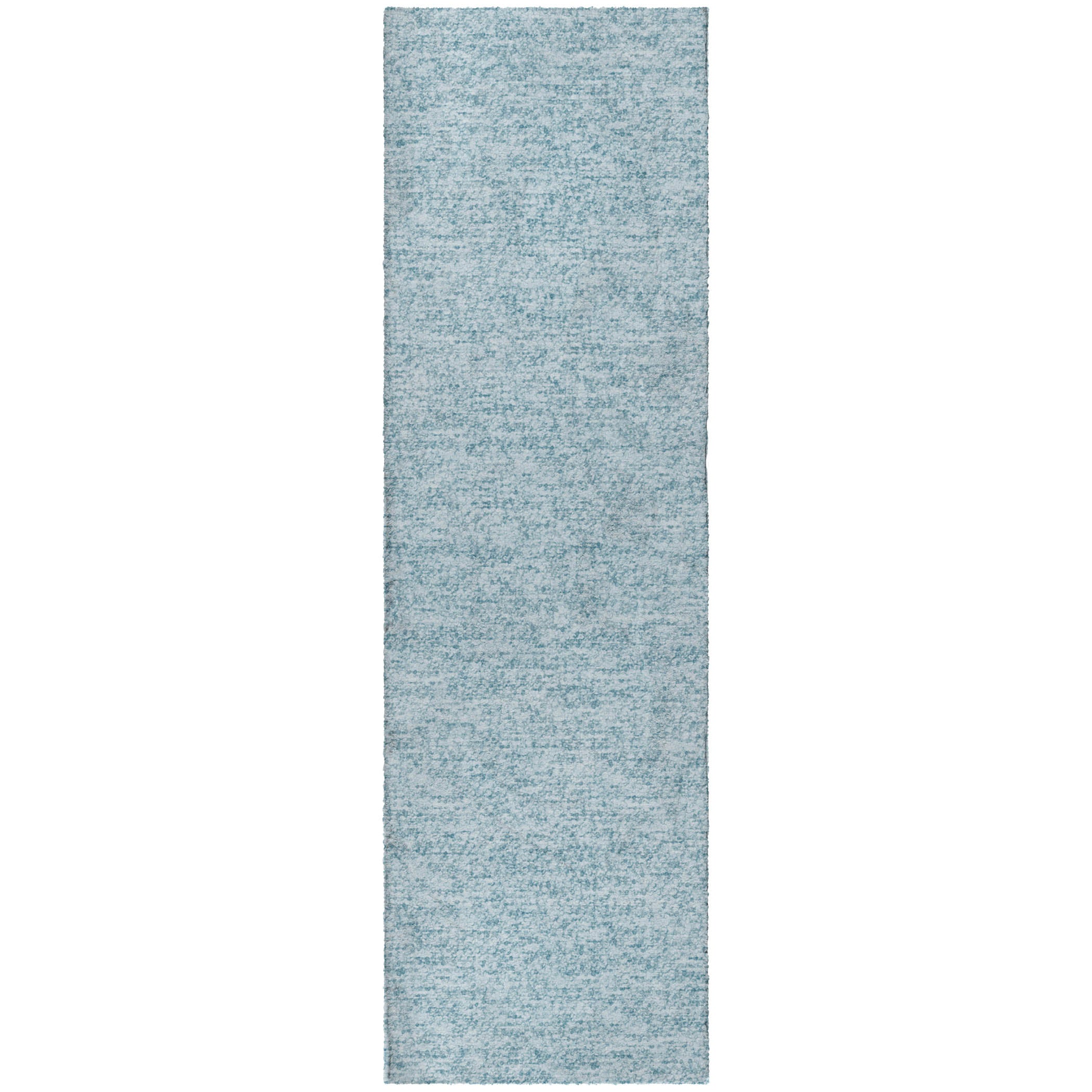 Luxury Washable Transitional VY2 Sky Blue Rug 2'3" x 7'6" #shape_Runner