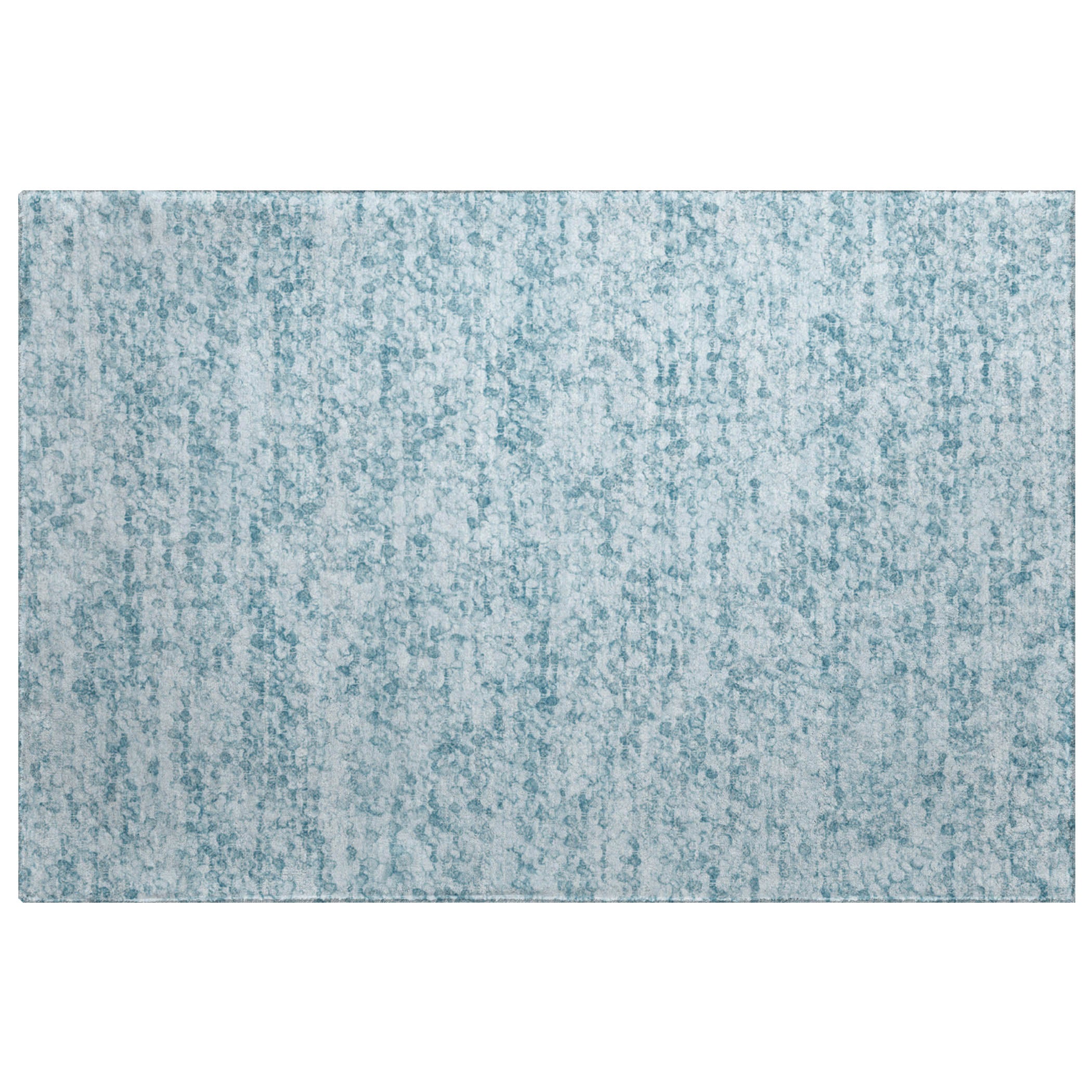 Luxury Washable Transitional VY2 Sky Blue Rug 1'8" x 2'6" #shape_Rectangle