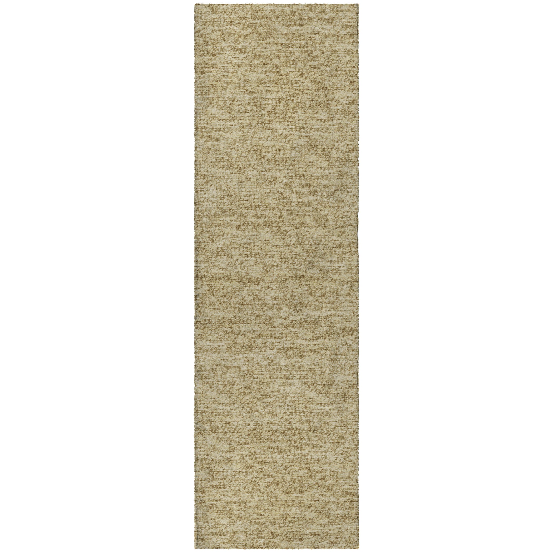 Luxury Washable Transitional VY2 Walnut Gold Rug 2'3" x 7'6" #shape_Runner