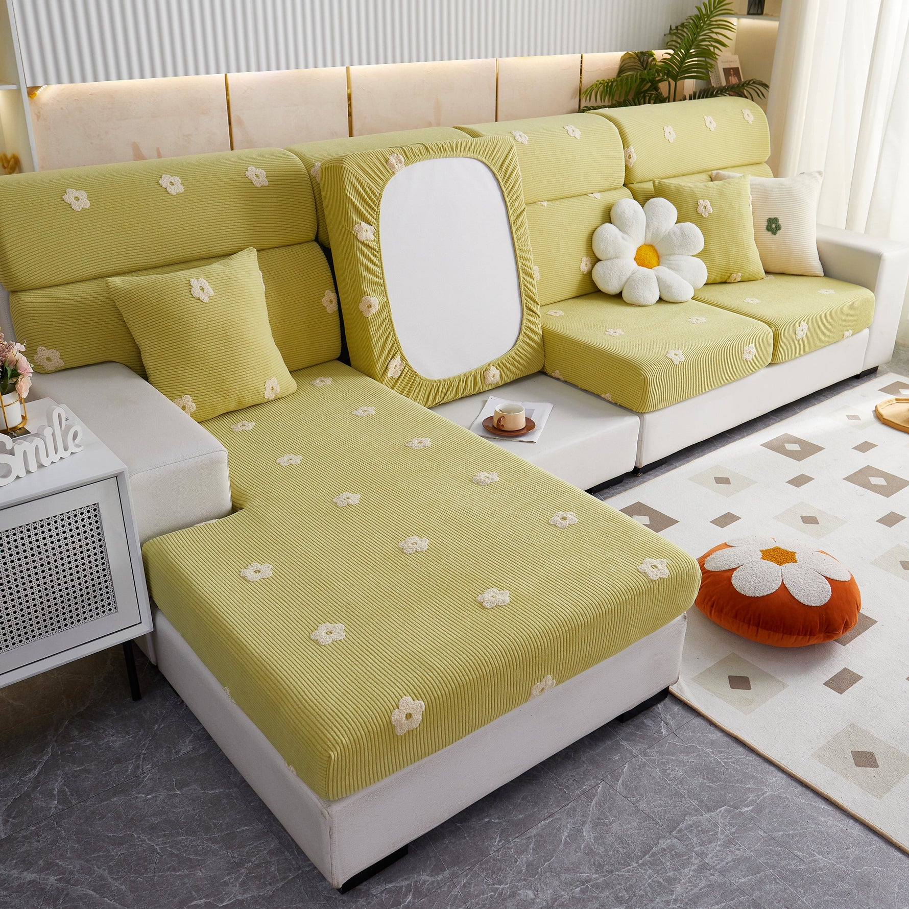 Polar Fleece Sofa Cushion Covers for Sofa 1/2/3/4 Seater, Best Seat Covers for Dogs, Pet Couch Protector