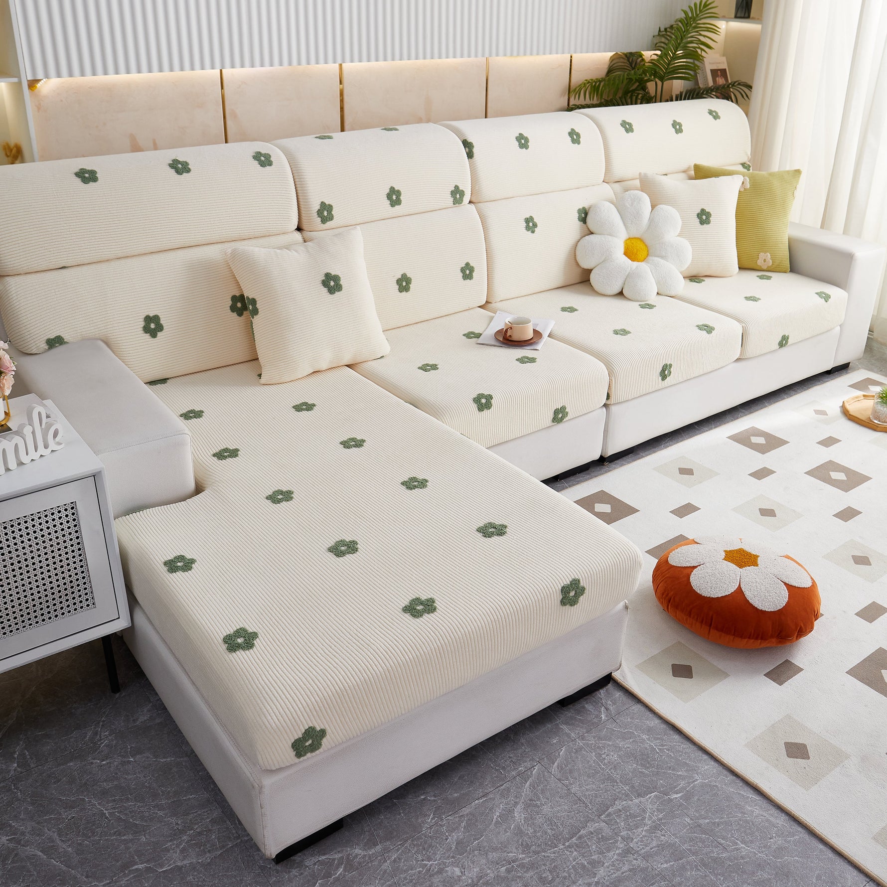 Polar Fleece Sofa Cushion Covers for Sofa 1/2/3/4 Seater, Best Seat Covers for Dogs, Pet Couch Protector