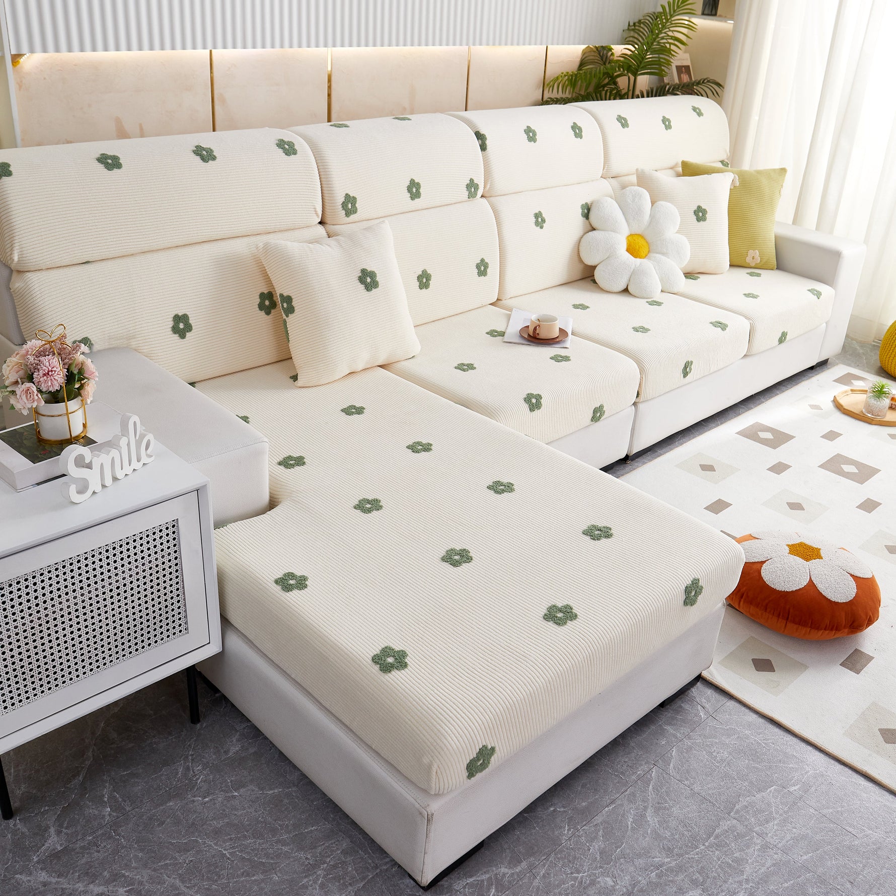 Polar Fleece Sofa Cushion Covers for Sofa 1/2/3/4 Seater, Best Seat Covers for Dogs, Pet Couch Protector