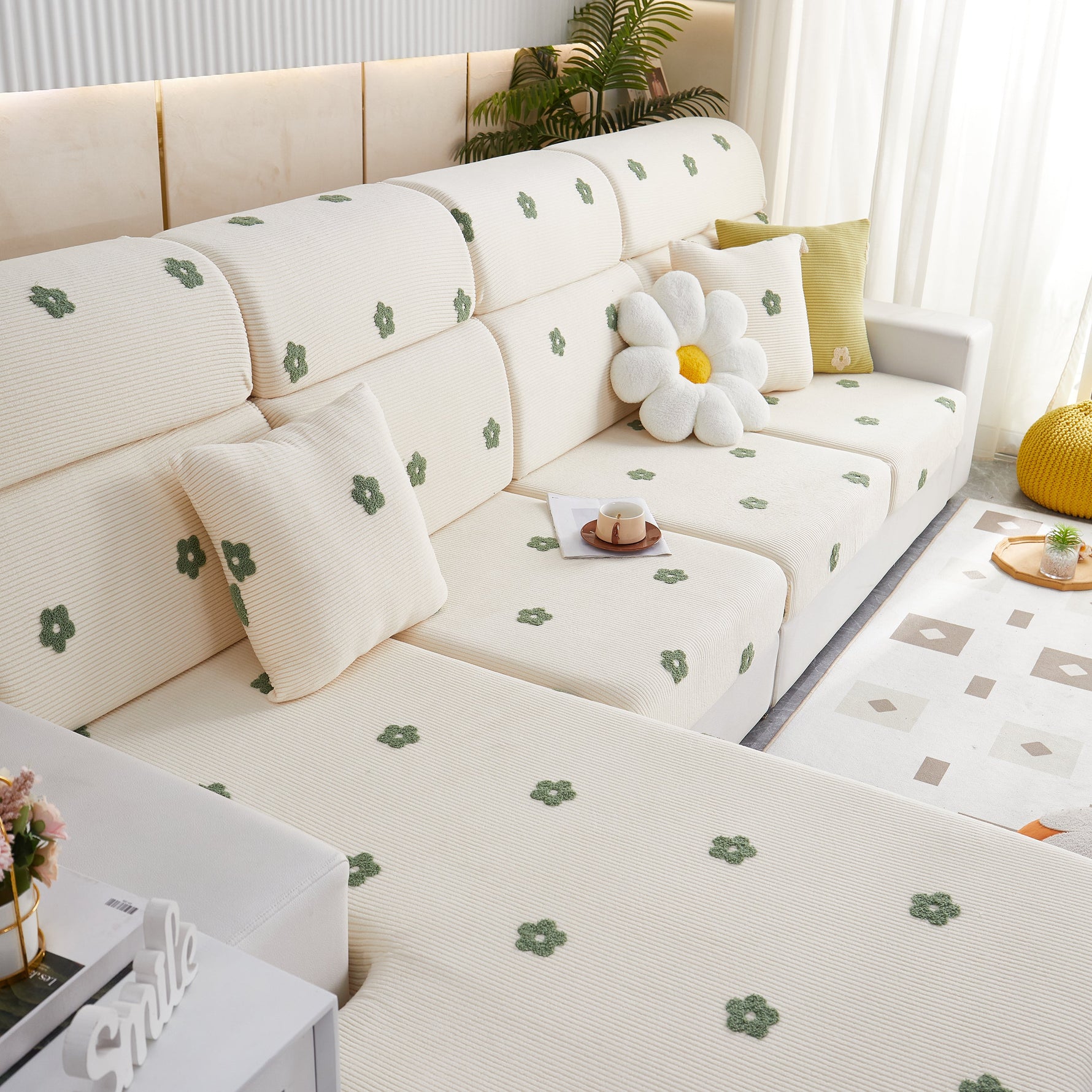 Polar Fleece Sofa Cushion Covers for Sofa 1/2/3/4 Seater, Best Seat Covers for Dogs, Pet Couch Protector