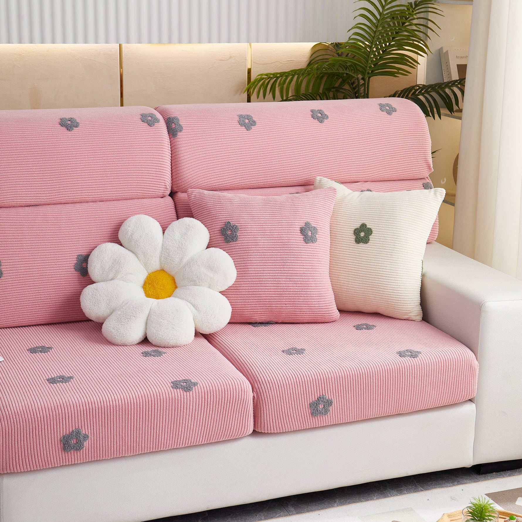 Polar Fleece Sofa Cushion Covers for Sofa 1/2/3/4 Seater, Best Seat Covers for Dogs, Pet Couch Protector