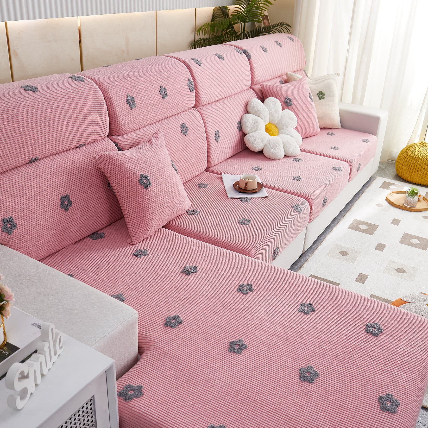 Polar Fleece Sofa Cushion Covers for Sofa 1/2/3/4 Seater, Best Seat Covers for Dogs, Pet Couch Protector