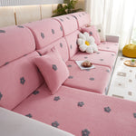 Polar Fleece Sofa Cushion Covers for Sofa 1/2/3/4 Seater, Best Seat Covers for Dogs, Pet Couch Protector