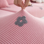 Polar Fleece Sofa Cushion Covers for Sofa 1/2/3/4 Seater, Best Seat Covers for Dogs, Pet Couch Protector