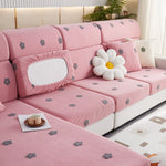 Polar Fleece Sofa Cushion Covers for Sofa 1/2/3/4 Seater, Best Seat Covers for Dogs, Pet Couch Protector