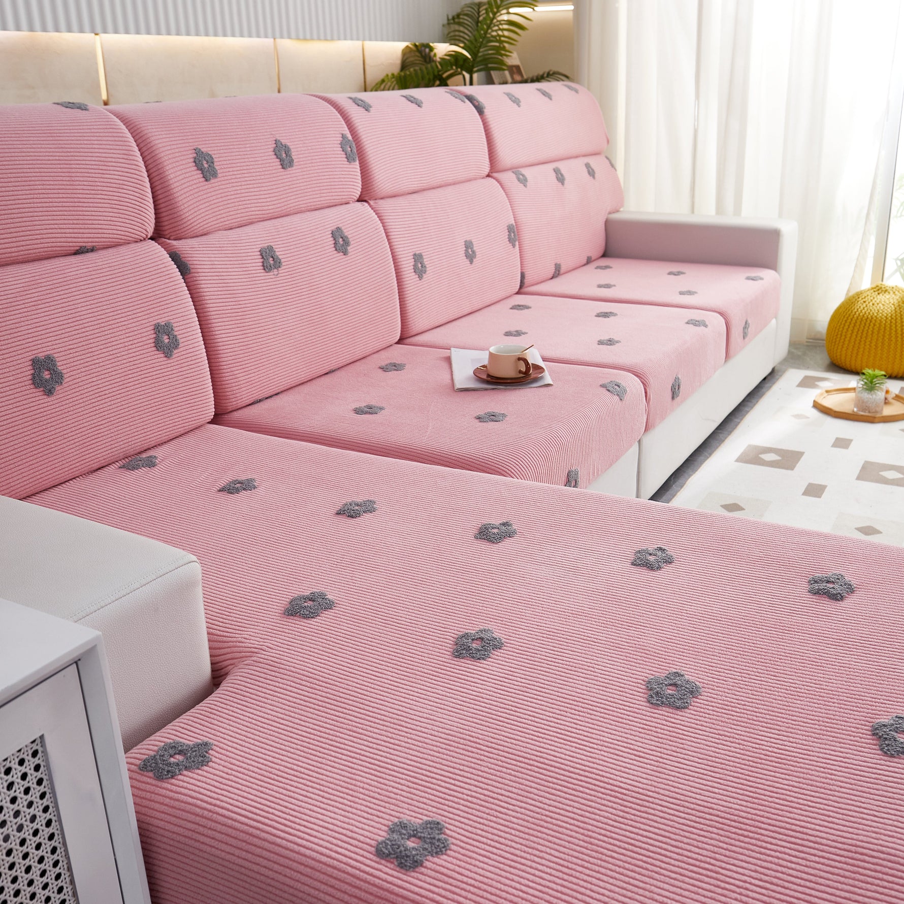 Polar Fleece Sofa Cushion Covers for Sofa 1/2/3/4 Seater, Best Seat Covers for Dogs, Pet Couch Protector