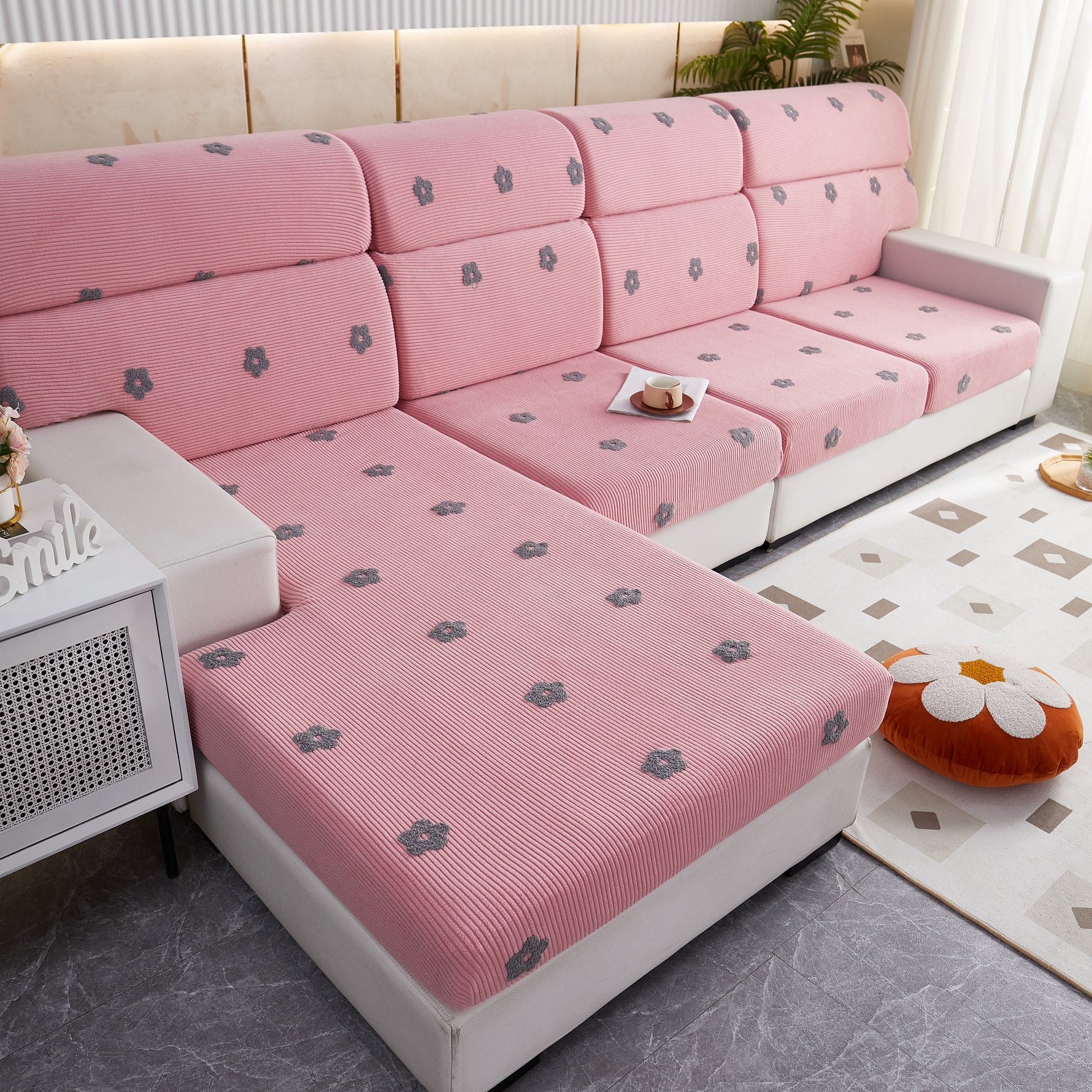 Polar Fleece Sofa Cushion Covers for Sofa 1/2/3/4 Seater, Best Seat Covers for Dogs, Pet Couch Protector