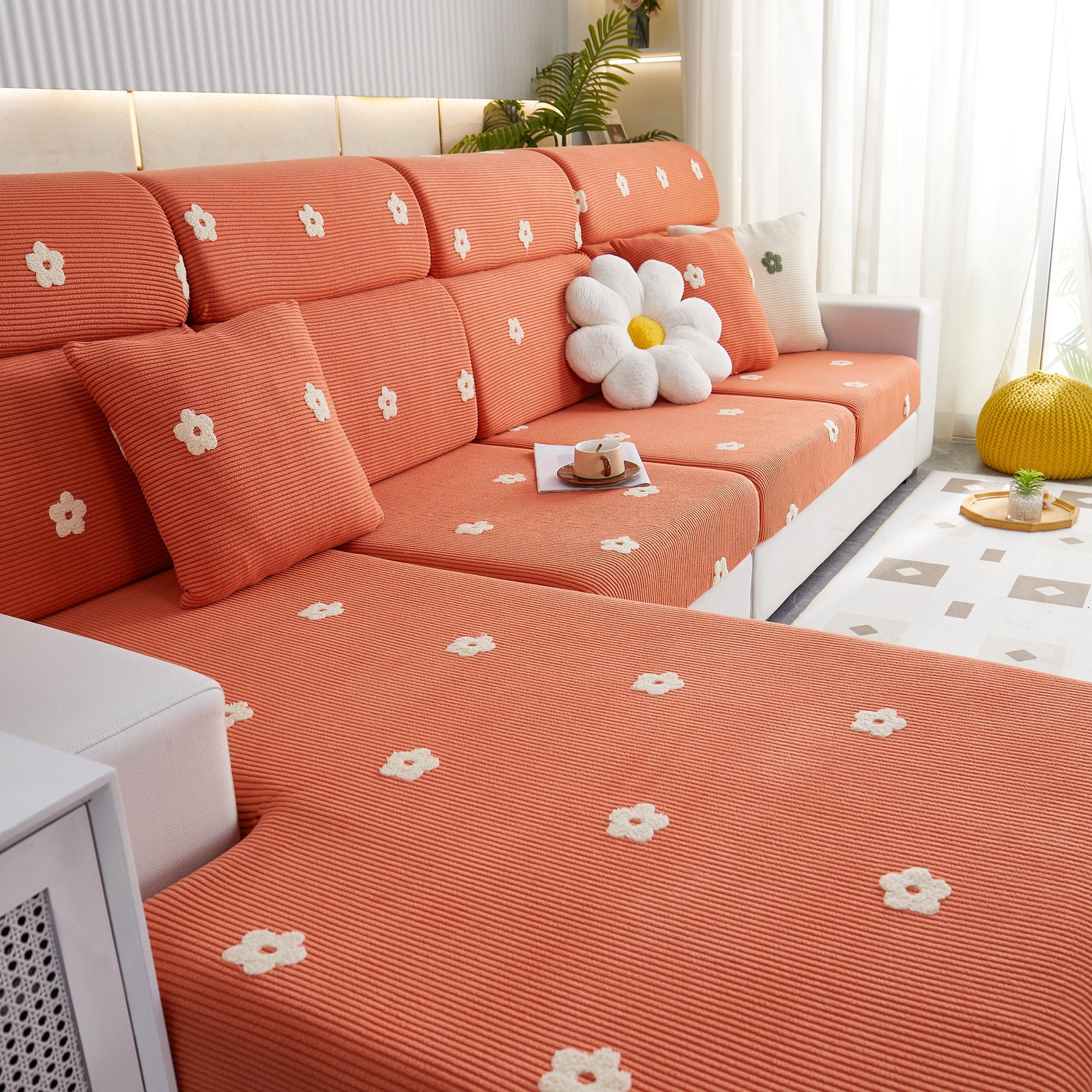 Polar Fleece Sofa Cushion Covers for Sofa 1/2/3/4 Seater, Best Seat Covers for Dogs, Pet Couch Protector