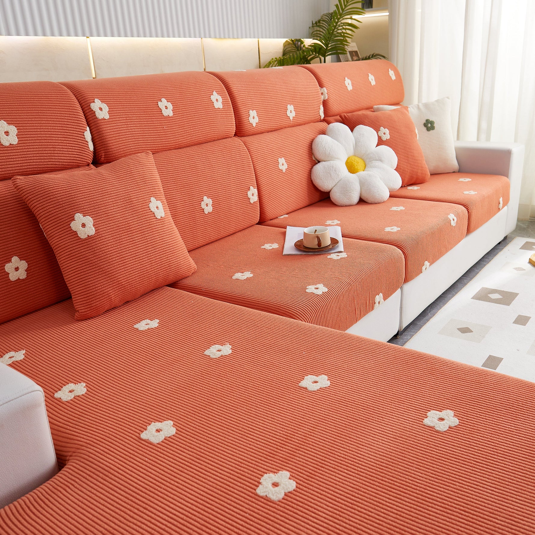 Polar Fleece Sofa Cushion Covers for Sofa 1/2/3/4 Seater, Best Seat Covers for Dogs, Pet Couch Protector