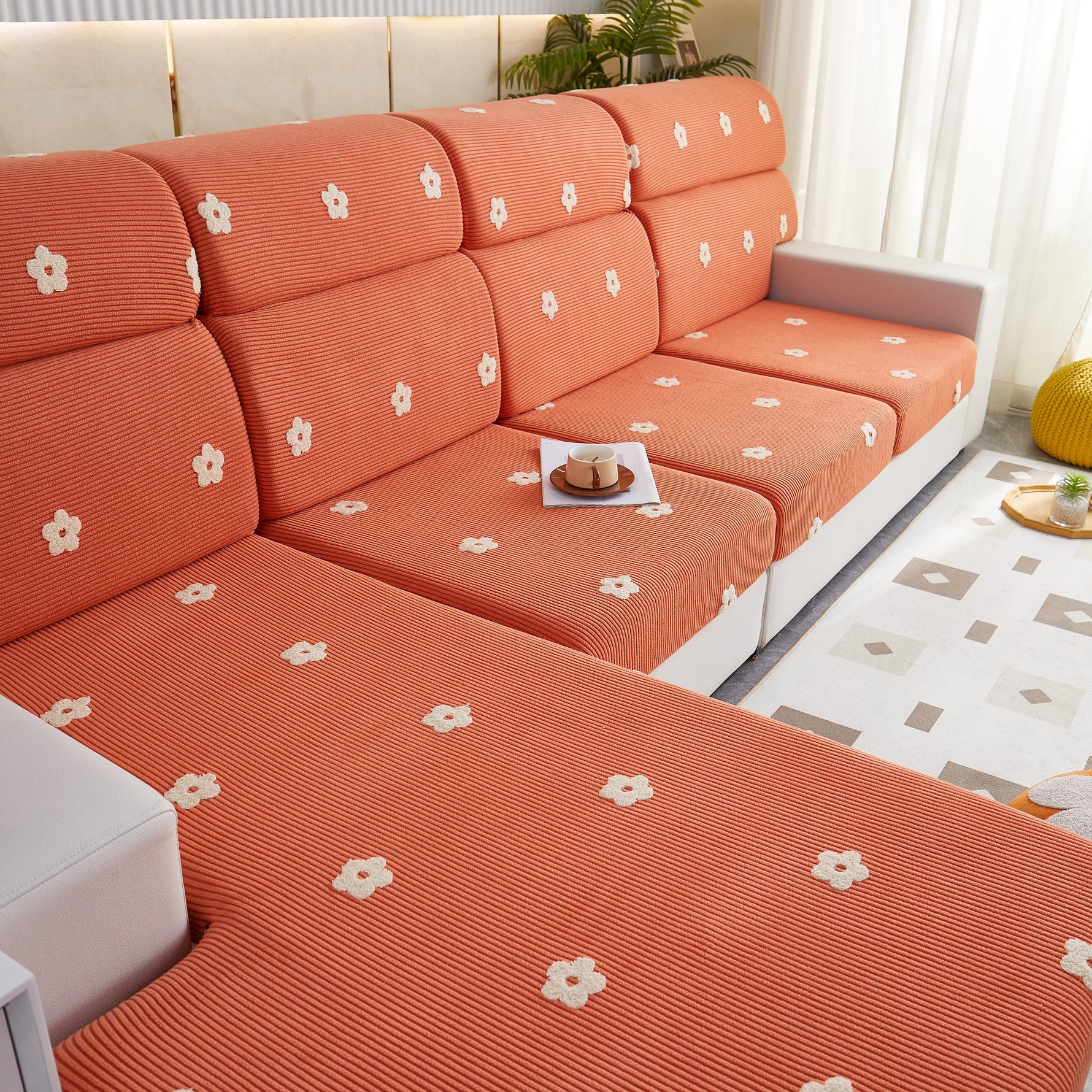 Polar Fleece Sofa Cushion Covers for Sofa 1/2/3/4 Seater, Best Seat Covers for Dogs, Pet Couch Protector