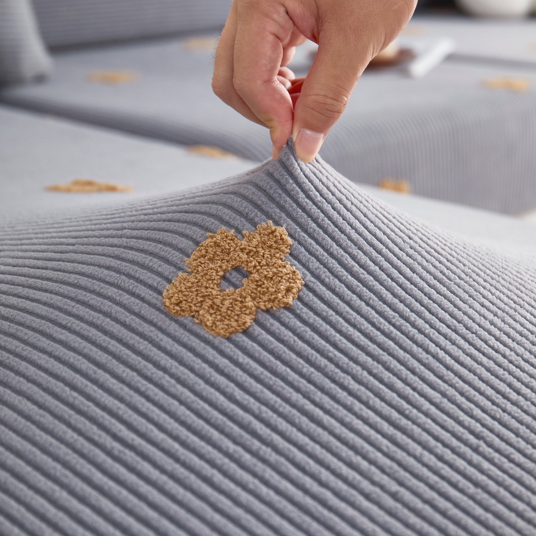 Polar Fleece Sofa Cushion Covers for Sofa 1/2/3/4 Seater, Best Seat Covers for Dogs, Pet Couch Protector