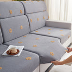 Polar Fleece Sofa Cushion Covers for Sofa 1/2/3/4 Seater, Best Seat Covers for Dogs, Pet Couch Protector