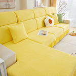 Tailored Sofa Cushion Covers Stretch Couch Seat Covers  with Skirt for Sectional Sofas