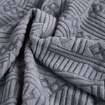 Stretchable Chaise Lounge Sofa Covers and Couch Seat Covers with Skirt for Sectional Couches