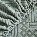 Stretchable Chaise Lounge Sofa Covers and Couch Seat Covers with Skirt for Sectional Couches