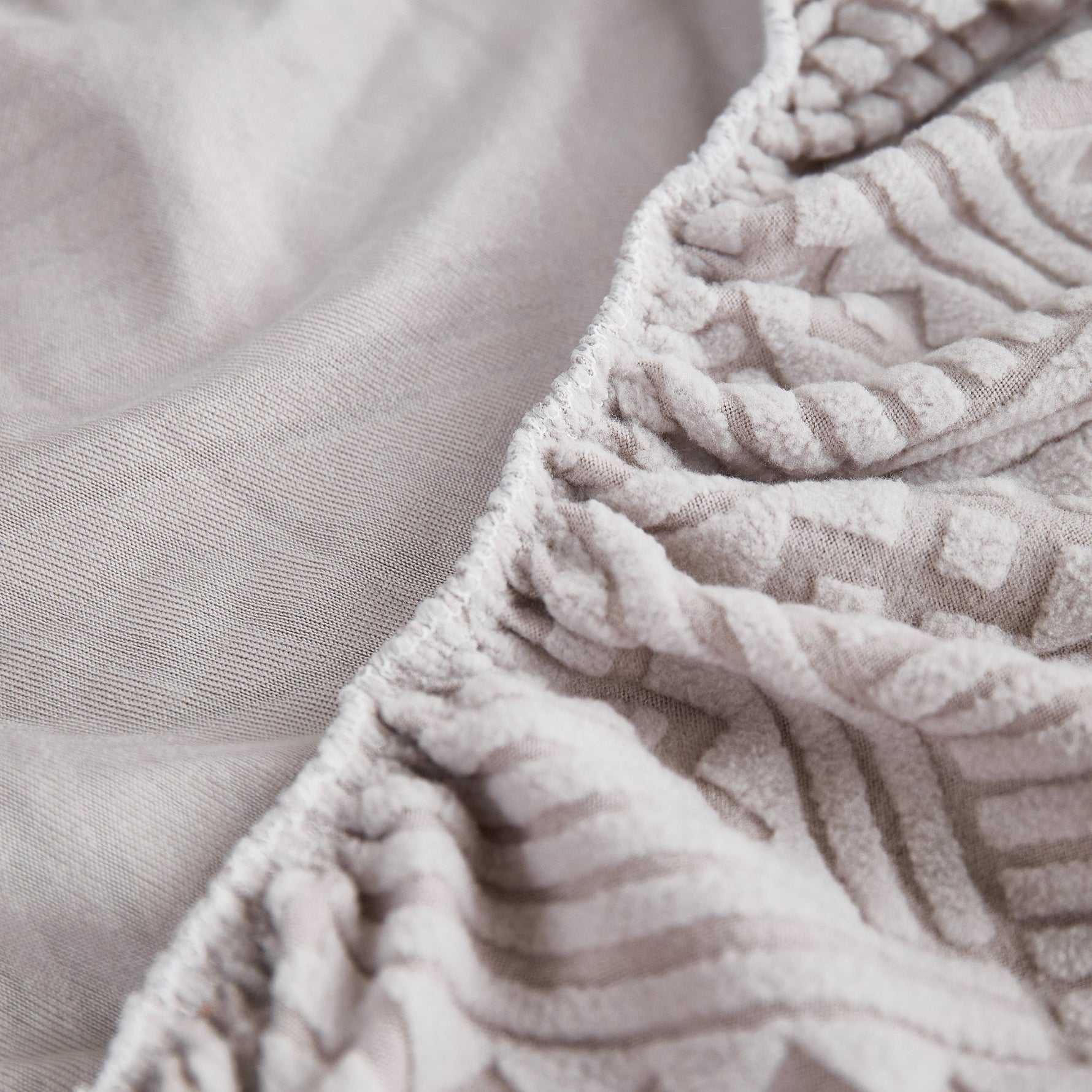 Stretchable Chaise Lounge Sofa Covers and Couch Seat Covers with Skirt for Sectional Couches