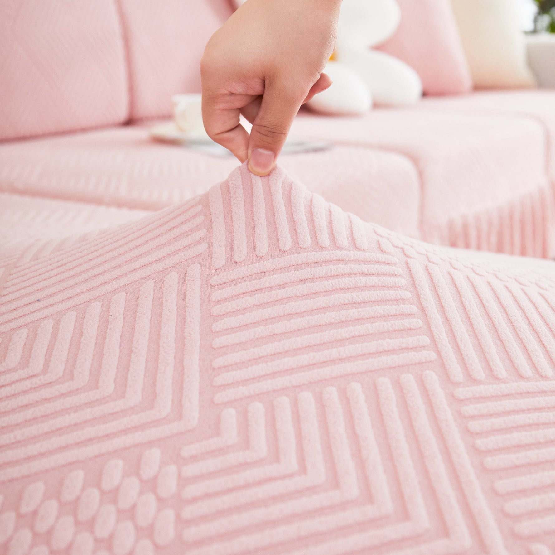 Stretch Sofa Covers for Couch Seats and Cushions, Suitable for 1/2/3/4/L Seater Sofas and Couches