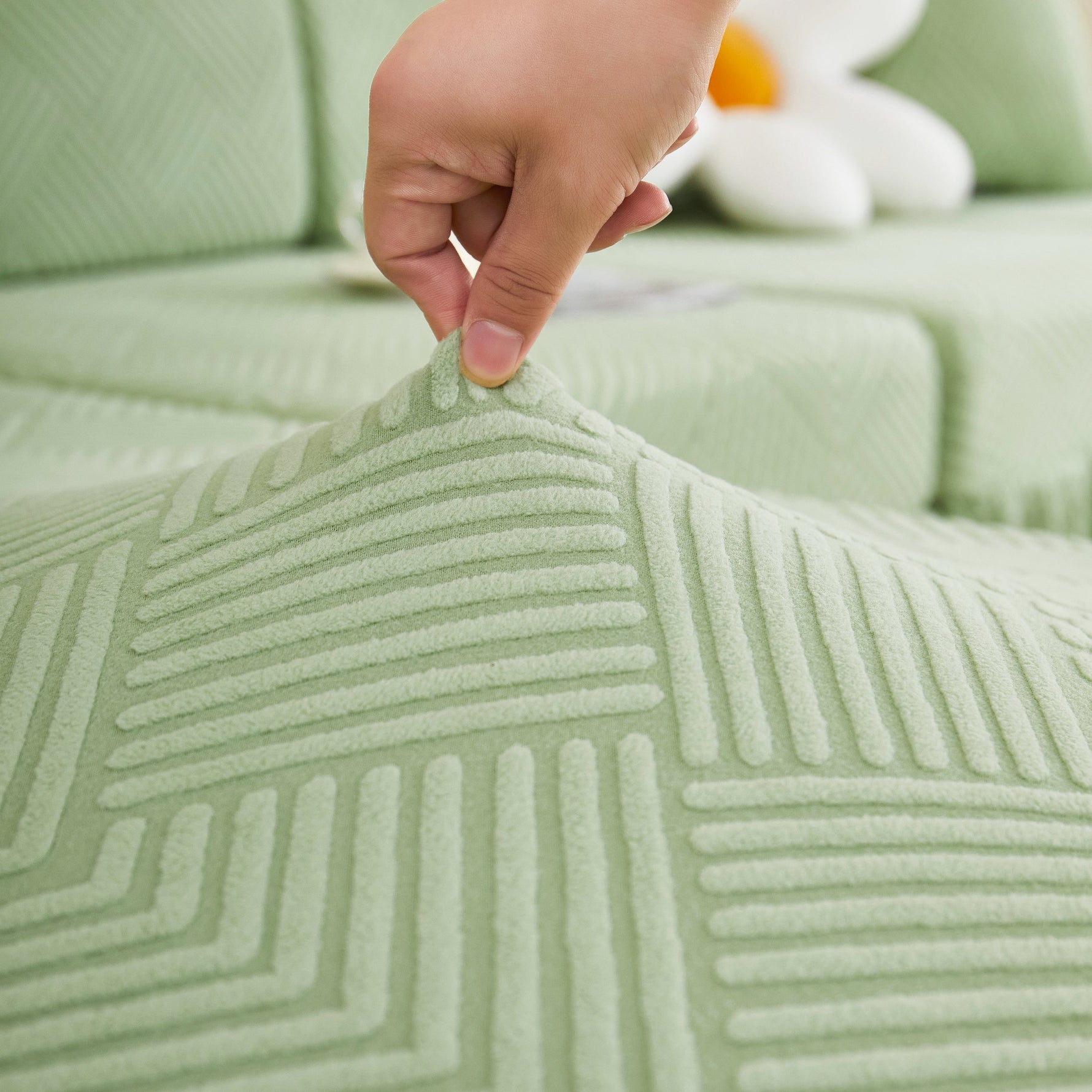 Stretch Sofa Covers for Couch Seats and Cushions, Suitable for 1/2/3/4/L Seater Sofas and Couches