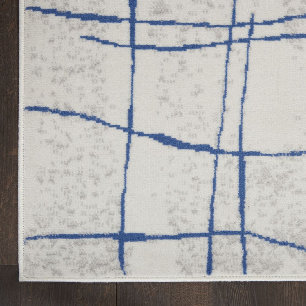 Whimsicle WHS09 Ivory Blue Rugs #color_ivory blue